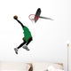 Airtime Dunk College Basketball Wall Decal