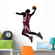 Powerful Basketball Player Wall Decal