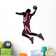 Powerful Basketball Player Wall Decal