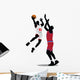 Block Dunk Basketball Wall Decal
