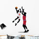 Block Dunk Basketball Wall Decal