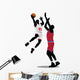 Block Dunk Basketball Wall Decal