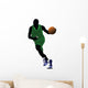 Traveling Dribble Basketball Wall Decal