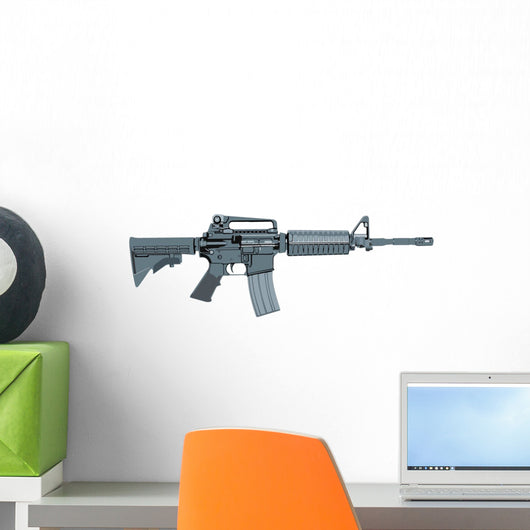 Rifle Sideview Wall Decal
