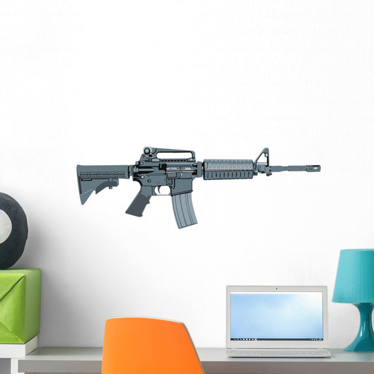 Rifle Sideview Wall Decal
