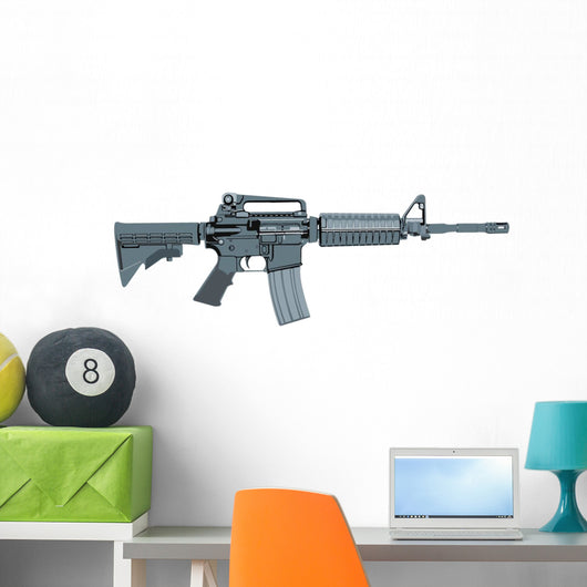 Rifle Sideview Wall Decal