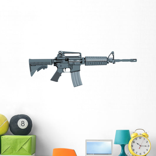 Rifle Sideview Wall Decal