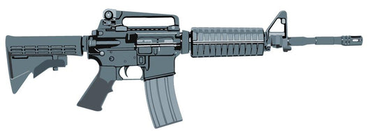 Rifle Sideview Wall Decal