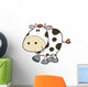 Cute Little Baby Cow Wall Decal