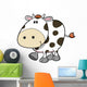 Cute Little Baby Cow Wall Decal