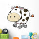 Cute Little Baby Cow Wall Decal