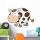 Cute Little Baby Cow Wall Decal