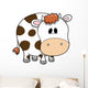 Cute Chunky Cow Wall Decal