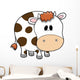 Cute Chunky Cow Wall Decal
