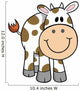 Cute Little Cow Wall Decal