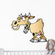 Cartoon Cow Wall Decal