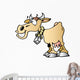Cartoon Cow Wall Decal