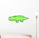 Cute Baby Alligator Wall Decal