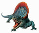Dimetrodon Hissing Wall Decal