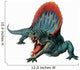 Dimetrodon Hissing Wall Decal