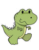 Baby Green Tyrannosaurus Dinosaur Wall Decal