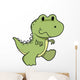 Baby Green Tyrannosaurus Dinosaur Wall Decal