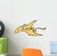 Yellow Pterodactyl Baby Dinosaur Wall Decal