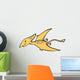 Yellow Pterodactyl Baby Dinosaur Wall Decal