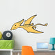 Yellow Pterodactyl Baby Dinosaur Wall Decal