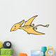 Yellow Pterodactyl Baby Dinosaur Wall Decal