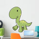 Green Longneck Baby Dinosaur Wall Decal