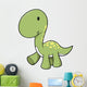Green Longneck Baby Dinosaur Wall Decal