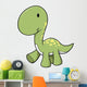 Green Longneck Baby Dinosaur Wall Decal