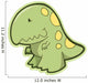 Chunky Green T-rex Dinosaur Wall Decal
