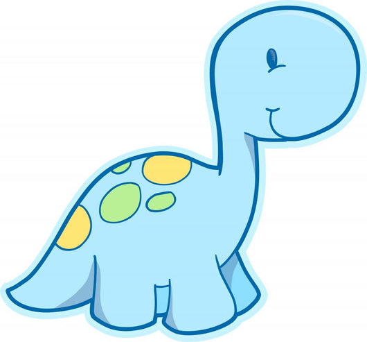Super Cute Little Dinosaur Wall Decal
