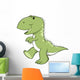 Happy Little T-rex Dinosaur Wall Decal