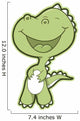 Laughing Cute Little Dinosaur Wall Decal