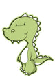 Cute Little Tyrannosaurus Rex Wall Decal