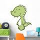 Cute Little Tyrannosaurus Rex Wall Decal