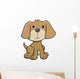 Cute Brown Little Puppy Wall Decal