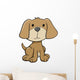 Cute Brown Little Puppy Wall Decal