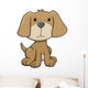 Cute Brown Little Puppy Wall Decal
