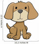 Cute Brown Little Puppy Wall Decal