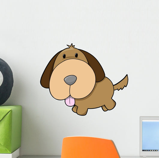 Cute Little Chunky Puppy Wall Decal