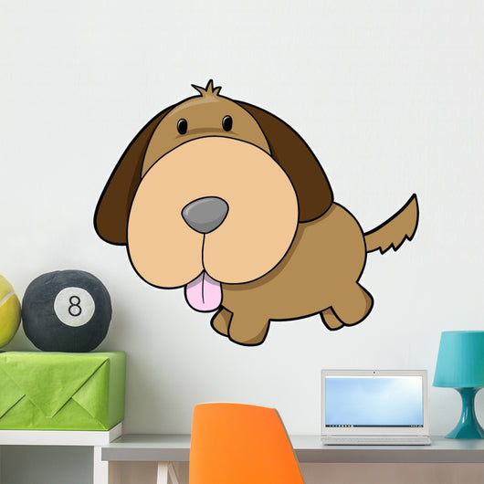 Cute Little Chunky Puppy Wall Decal
