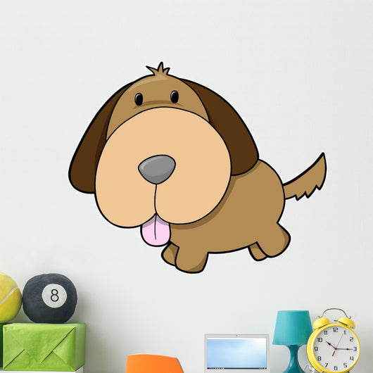 Cute Little Chunky Puppy Wall Decal