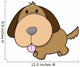 Cute Little Chunky Puppy Wall Decal