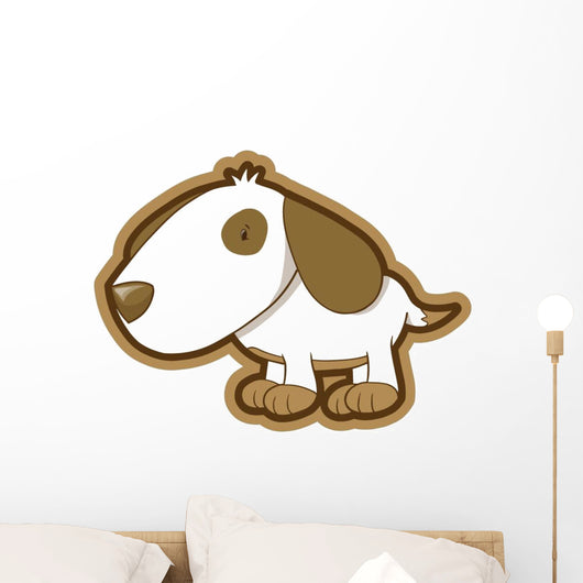 Cute Spotted Puppy Dog Wall Decal