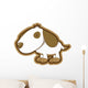 Cute Spotted Puppy Dog Wall Decal