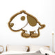 Cute Spotted Puppy Dog Wall Decal